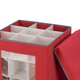 Maxbell Christmas Bauble Storage Box Transparent Container Lattices for Home Xmas