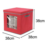 Maxbell Christmas Bauble Storage Box Transparent Container Lattices for Home Xmas