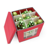 Maxbell Christmas Bauble Storage Box Transparent Container Lattices for Home Xmas