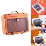 Maxbell File Document Organizer Multi Pocket for Cards passports & Certificate Orange