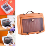 Maxbell File Document Organizer Multi Pocket for Cards passports & Certificate Orange