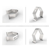 Maxbell Meat Temperature Meter Probe Clip Holder Temperature Readings grill Clip Single Hole