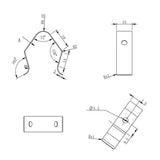 Maxbell Meat Temperature Meter Probe Clip Holder Temperature Readings grill Clip Single Hole