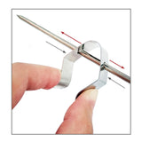 Maxbell Meat Temperature Meter Probe Clip Holder Temperature Readings grill Clip Single Hole