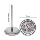 Maxbell Metal Temperature Measure Tool Reliable Kitchen Gadget for Oven BBQ Barbecue