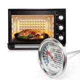 Maxbell Metal Temperature Measure Tool Reliable Kitchen Gadget for Oven BBQ Barbecue