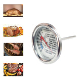 Maxbell Metal Temperature Measure Tool Reliable Kitchen Gadget for Oven BBQ Barbecue