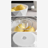 Maxbell Fruit Bowl Vegetables Holder Sturdy Multifunction for Table Office Bread Clear