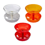 Maxbell Fruit Bowl Vegetables Holder Sturdy Multifunction for Table Office Bread Clear