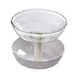 Maxbell Fruit Bowl Vegetables Holder Sturdy Multifunction for Table Office Bread Clear