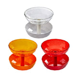 Maxbell Fruit Bowl Vegetables Holder Sturdy Multifunction for Table Office Bread Clear