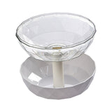 Maxbell Fruit Bowl Vegetables Holder Sturdy Multifunction for Table Office Bread Clear