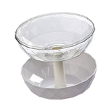 Maxbell Fruit Bowl Vegetables Holder Sturdy Multifunction for Table Office Bread Clear