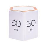 Maxbell Hexagon Timer Time Management Tool for Cooking Baking Office Black