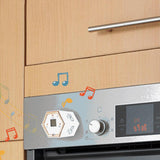 Maxbell Hexagon Timer Time Management Tool for Cooking Baking Office Black