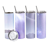 Maxbell Premium Skinny Tumblers with Lid Straight Sublimation for for Heat Transfer