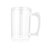 Maxbell Clear Beer Mug Barware Drinkware Beverage Cup Unbreakable for Home 400ml