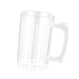 Maxbell Clear Beer Mug Barware Drinkware Beverage Cup Unbreakable for Home 400ml