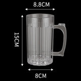 Maxbell Clear Beer Mug Barware Drinkware Beverage Cup Unbreakable for Home 600ml