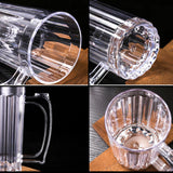 Maxbell Clear Beer Mug Barware Drinkware Beverage Cup Unbreakable for Home 600ml