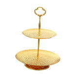 Maxbell Cake Stand Storage Tray Dresser Organizer Cosmetic Rack for Kitchen Desktop 2 Tier