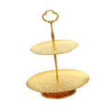 Maxbell Cake Stand Storage Tray Dresser Organizer Cosmetic Rack for Kitchen Desktop 2 Tier