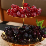 Maxbell Cake Stand Storage Tray Dresser Organizer Cosmetic Rack for Kitchen Desktop 2 Tier