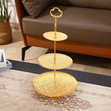 Maxbell Cake Stand Storage Tray Dresser Organizer Cosmetic Rack for Kitchen Desktop 3 Tier