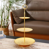 Maxbell Cake Stand Storage Tray Dresser Organizer Cosmetic Rack for Kitchen Desktop 3 Tier