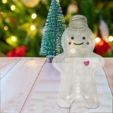 Maxbell 10Pack Christmas Bottles 500ml Water Bottle Wrapping Bottle for Beverage Clear