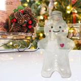 Maxbell 10Pack Christmas Bottles 500ml Water Bottle Wrapping Bottle for Beverage Clear