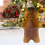 Maxbell 10Pack Christmas Bottles 500ml Water Bottle Wrapping Bottle for Beverage Brown