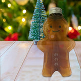 Maxbell 10Pack Christmas Bottles 500ml Water Bottle Wrapping Bottle for Beverage Brown