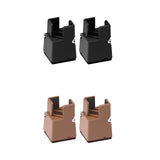 Maxbell Adjustable Chair Couch Furniture Risers with Screw Clamp Easily Install Black