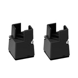 Maxbell Adjustable Chair Couch Furniture Risers with Screw Clamp Easily Install Black
