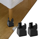 Maxbell Adjustable Chair Couch Furniture Risers with Screw Clamp Easily Install Black