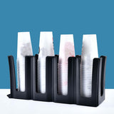 Maxbell Throwaway Paper Cup Dispenser Storage Coffee Restaurant Tabletop Cup Holder No Bracket