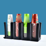 Maxbell Throwaway Paper Cup Dispenser Storage Coffee Restaurant Tabletop Cup Holder No Bracket