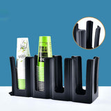 Maxbell Throwaway Paper Cup Dispenser Storage Coffee Restaurant Tabletop Cup Holder No Bracket