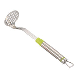 Maxbell Multi Purpose Bean and Potato Masher with Handle Fruit Mashers Hand Masher Green