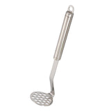 Maxbell Multi Purpose Bean and Potato Masher with Handle Fruit Mashers Hand Masher Argent
