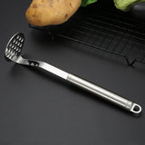 Maxbell Multi Purpose Bean and Potato Masher with Handle Fruit Mashers Hand Masher Argent