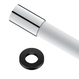 Maxbell Universal Faucet Extension Tube Extender for Sink Outdoor Kitchen White 30cm