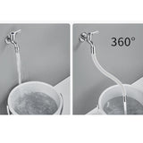 Maxbell Universal Faucet Extension Tube Extender for Sink Outdoor Kitchen White 30cm