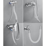 Maxbell Universal Faucet Extension Tube Extender for Sink Outdoor Kitchen White 30cm