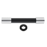 Maxbell Universal Faucet Extension Tube Extender for Sink Outdoor Kitchen Black 20cm