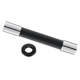 Maxbell Universal Faucet Extension Tube Extender for Sink Outdoor Kitchen Black 20cm