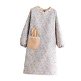 Maxbell Apron Pure Cotton Gadgets Breathable Adjustable Soft for Women Men Unisex Blue