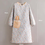 Maxbell Apron Pure Cotton Gadgets Breathable Adjustable Soft for Women Men Unisex Blue