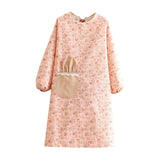 Maxbell Apron Pure Cotton Gadgets Breathable Adjustable Soft for Women Men Unisex Pink